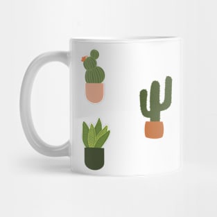 boho cactus houseplants (pack) Mug